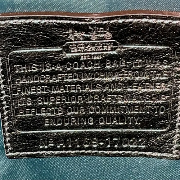 NWT! RARE Coach Audrey ED Jewel Linen NS Slim GM/Natural/Silver Tote 17022 - Picture 9 of 10